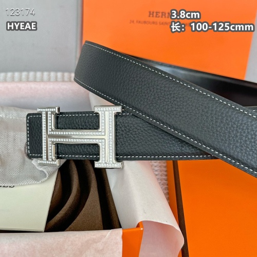 Replica Hermes AAA Quality Belts For Men #1220383 $60.00 USD for Wholesale