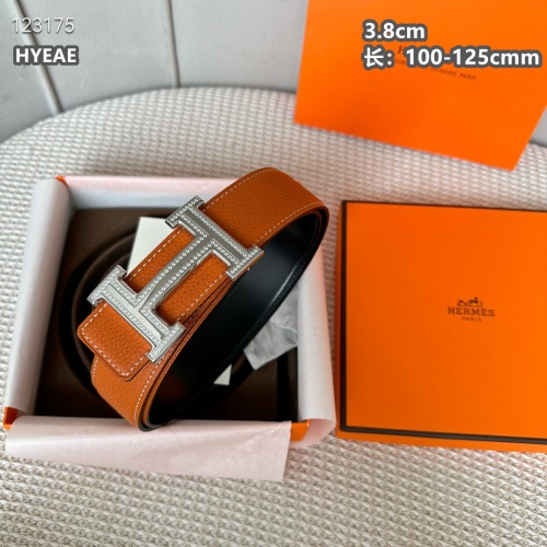 Replica Hermes AAA Quality Belts For Men #1220384 $60.00 USD for Wholesale