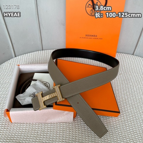 Replica Hermes AAA Quality Belts For Men #1220387 $60.00 USD for Wholesale