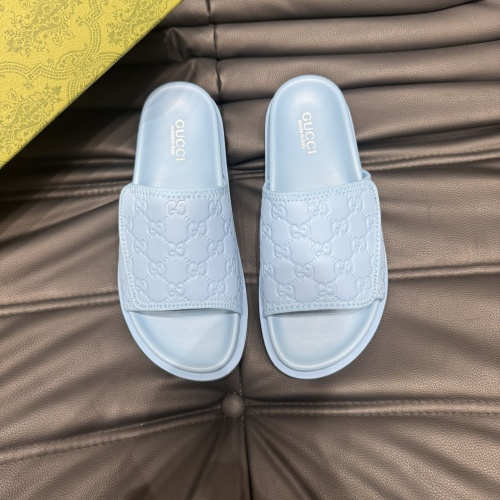 Replica Gucci Slippers For Men #1220466 $52.00 USD for Wholesale