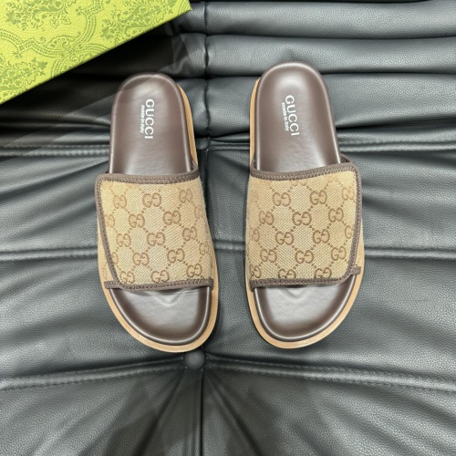 Replica Gucci Slippers For Men #1220481 $52.00 USD for Wholesale