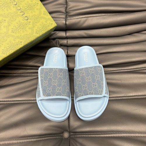 Replica Gucci Slippers For Men #1220483 $52.00 USD for Wholesale