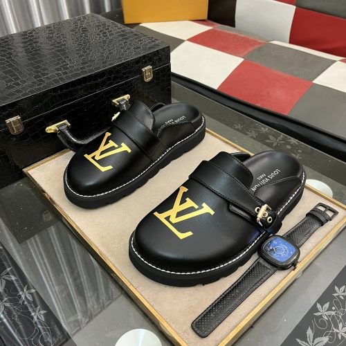 Louis Vuitton Slippers For Men #1220491 $72.00 USD, Wholesale Replica Louis Vuitton Slippers