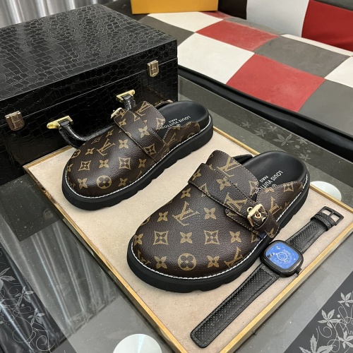 Louis Vuitton Slippers For Men #1220493 $72.00 USD, Wholesale Replica Louis Vuitton Slippers