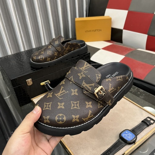 Replica Louis Vuitton Slippers For Men #1220493 $72.00 USD for Wholesale