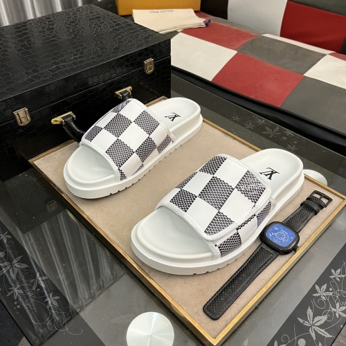 Louis Vuitton Slippers For Men #1220498 $56.00 USD, Wholesale Replica Louis Vuitton Slippers