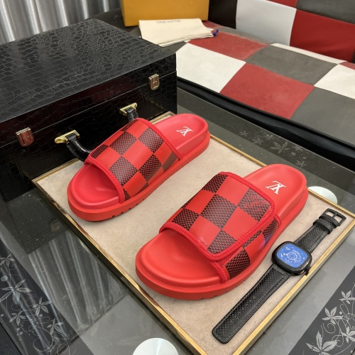 Louis Vuitton Slippers For Men #1220504 $56.00 USD, Wholesale Replica Louis Vuitton Slippers