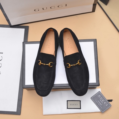 Replica Gucci Oxfords Shoes For Men #1220545 $92.00 USD for Wholesale