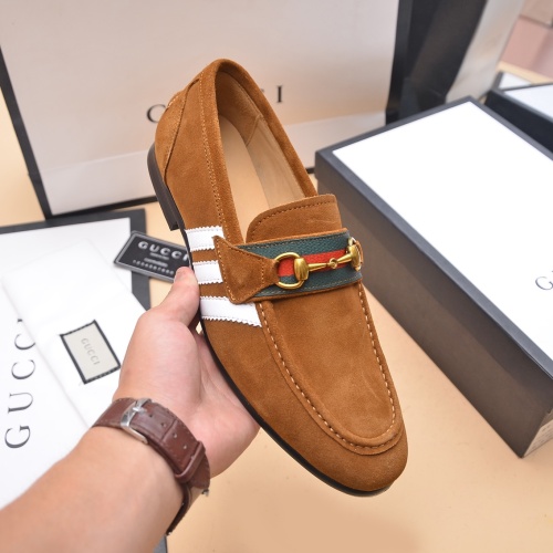 Replica Gucci Oxfords Shoes For Men #1220546 $92.00 USD for Wholesale