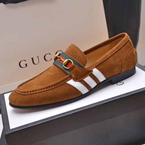 Replica Gucci Oxfords Shoes For Men #1220546 $92.00 USD for Wholesale