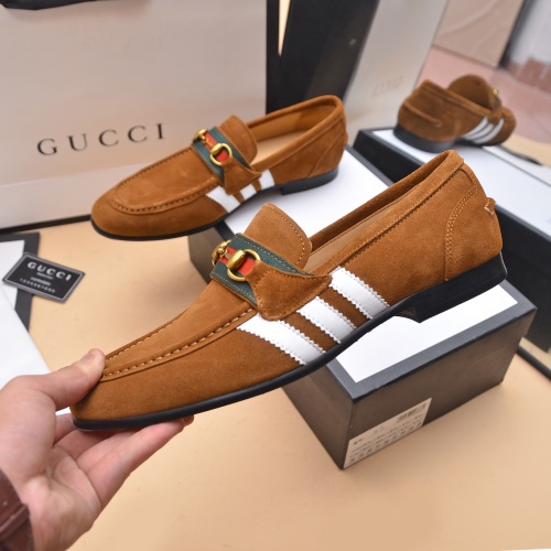 Replica Gucci Oxfords Shoes For Men #1220546 $92.00 USD for Wholesale