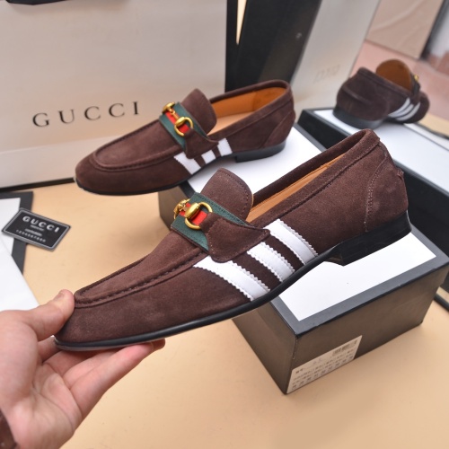 Replica Gucci Oxfords Shoes For Men #1220547 $92.00 USD for Wholesale