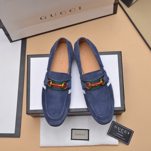 Replica Gucci Oxfords Shoes For Men #1220548 $92.00 USD for Wholesale