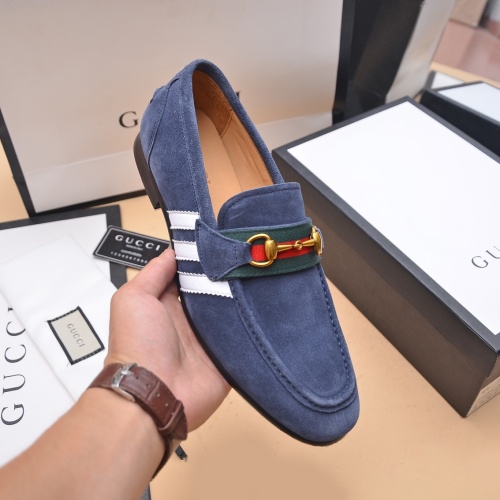 Replica Gucci Oxfords Shoes For Men #1220548 $92.00 USD for Wholesale