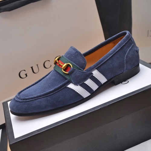 Replica Gucci Oxfords Shoes For Men #1220548 $92.00 USD for Wholesale