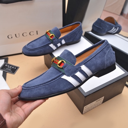 Replica Gucci Oxfords Shoes For Men #1220548 $92.00 USD for Wholesale