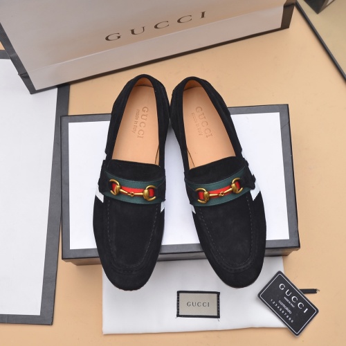 Replica Gucci Oxfords Shoes For Men #1220553 $92.00 USD for Wholesale