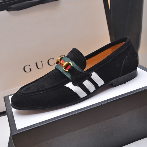 Replica Gucci Oxfords Shoes For Men #1220553 $92.00 USD for Wholesale