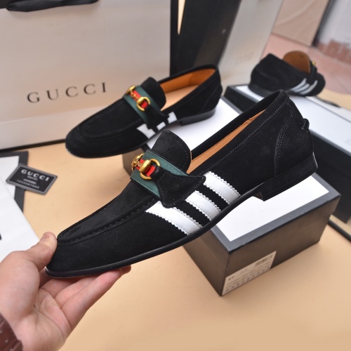 Replica Gucci Oxfords Shoes For Men #1220553 $92.00 USD for Wholesale