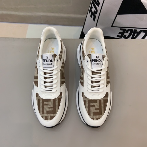 Replica Fendi Casual Shoes For Men #1220558 $80.00 USD for Wholesale