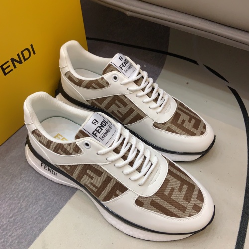 Replica Fendi Casual Shoes For Men #1220558 $80.00 USD for Wholesale