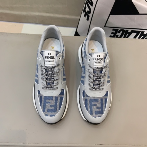 Replica Fendi Casual Shoes For Men #1220559 $80.00 USD for Wholesale