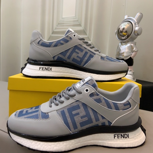 Replica Fendi Casual Shoes For Men #1220559 $80.00 USD for Wholesale