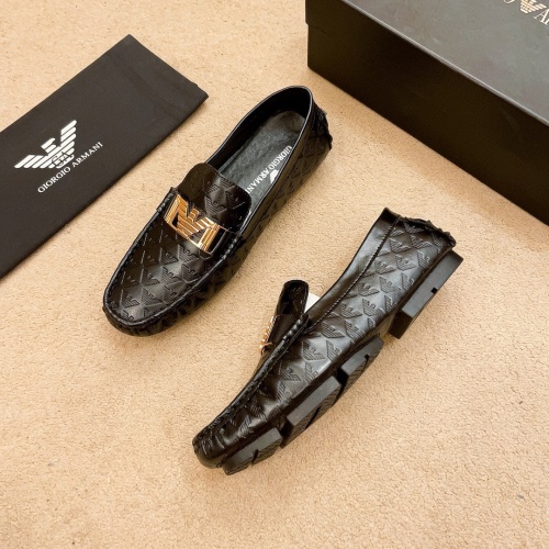 Armani Leather Shoes For Men #1220621 $72.00 USD, Wholesale Replica Armani Leather Shoes