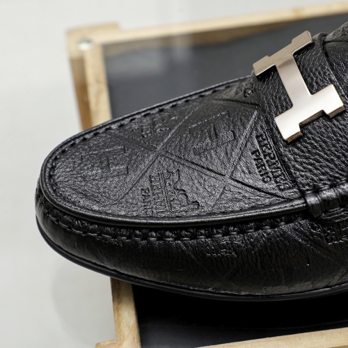 Replica Hermes Leather Shoes For Men #1220629 $68.00 USD for Wholesale