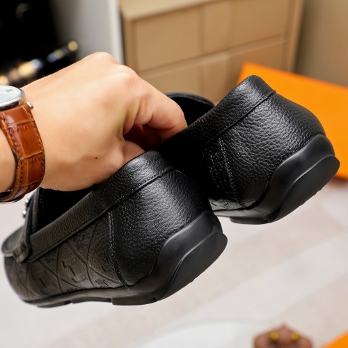 Replica Hermes Leather Shoes For Men #1220629 $68.00 USD for Wholesale