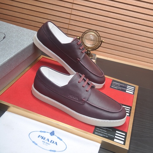 Replica Prada Casual Shoes For Men #1220635 $98.00 USD for Wholesale