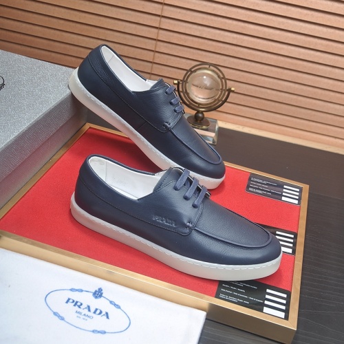 Replica Prada Casual Shoes For Men #1220636 $98.00 USD for Wholesale