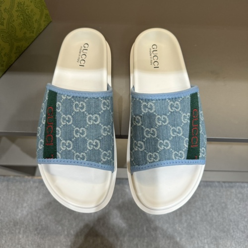 Replica Gucci Slippers For Men #1220806 $52.00 USD for Wholesale