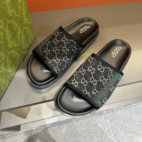 Replica Gucci Slippers For Men #1220807 $52.00 USD for Wholesale