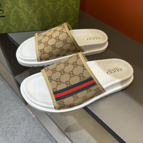 Gucci Slippers For Men #1220809 $52.00 USD, Wholesale Replica Gucci Slippers