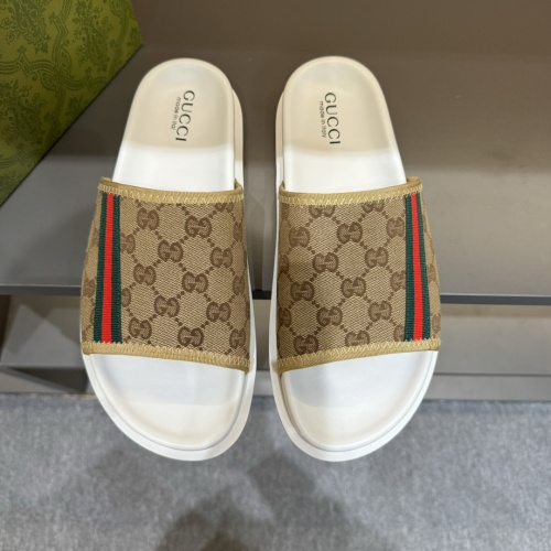 Replica Gucci Slippers For Men #1220809 $52.00 USD for Wholesale