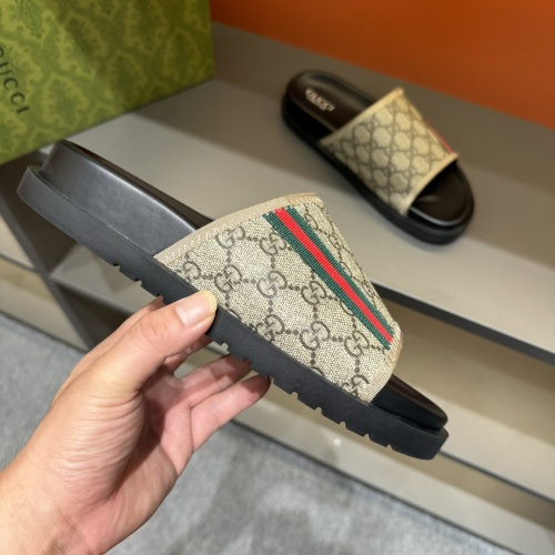 Replica Gucci Slippers For Men #1220810 $52.00 USD for Wholesale