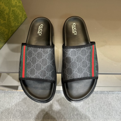 Replica Gucci Slippers For Men #1220812 $52.00 USD for Wholesale