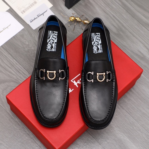 Salvatore Ferragamo Leather Shoes For Men #1220904 $85.00 USD, Wholesale Replica Salvatore Ferragamo Leather Shoes