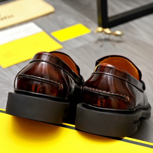 Replica Fendi Leather Shoes For Men #1220970 $96.00 USD for Wholesale