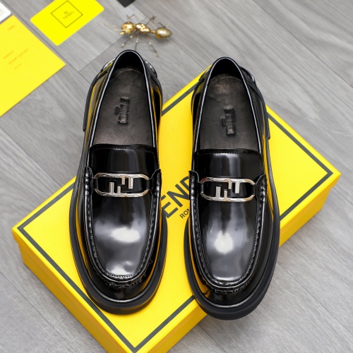 Fendi Leather Shoes For Men #1220971 $96.00 USD, Wholesale Replica Fendi Leather Shoes