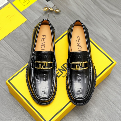 Fendi Leather Shoes For Men #1220974 $82.00 USD, Wholesale Replica Fendi Leather Shoes