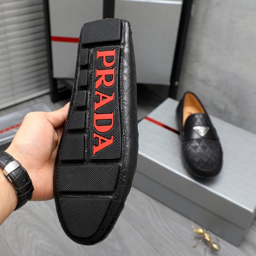 Replica Prada Leather Shoes For Men #1220987 $68.00 USD for Wholesale