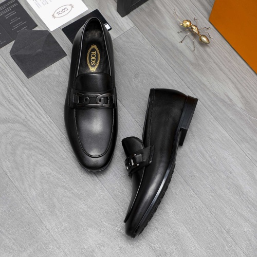 Replica TOD'S Oxfords Shoes For Men #1220989 $80.00 USD for Wholesale