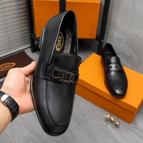 Replica TOD'S Oxfords Shoes For Men #1220989 $80.00 USD for Wholesale