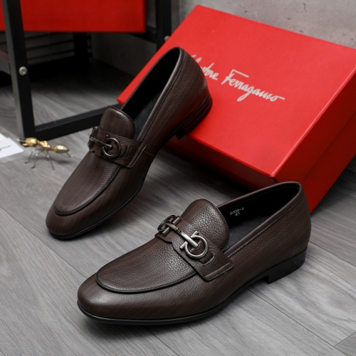 Salvatore Ferragamo Leather Shoes For Men #1220994 $80.00 USD, Wholesale Replica Salvatore Ferragamo Leather Shoes