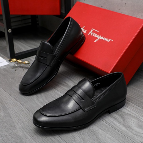 Salvatore Ferragamo Leather Shoes For Men #1221000 $80.00 USD, Wholesale Replica Salvatore Ferragamo Leather Shoes