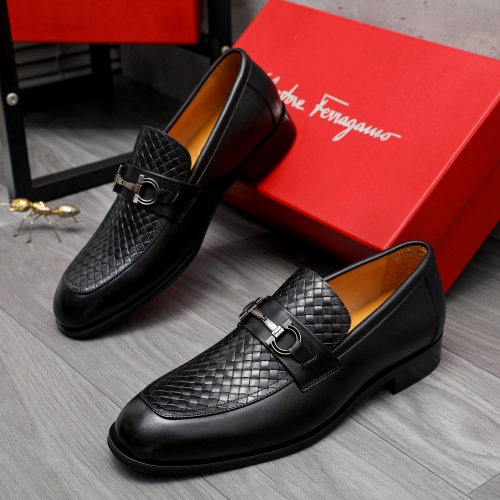 Salvatore Ferragamo Leather Shoes For Men #1221002 $82.00 USD, Wholesale Replica Salvatore Ferragamo Leather Shoes