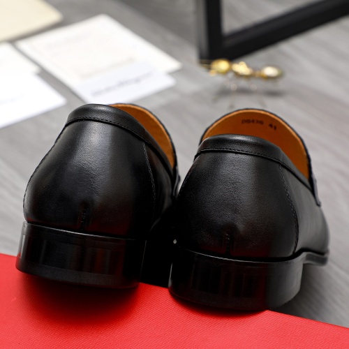 Replica Salvatore Ferragamo Leather Shoes For Men #1221002 $82.00 USD for Wholesale