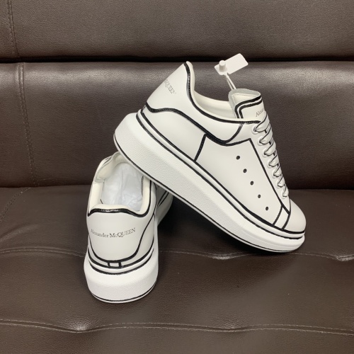 Replica Alexander McQueen Casual Shoes For Women #1221114 $108.00 USD for Wholesale